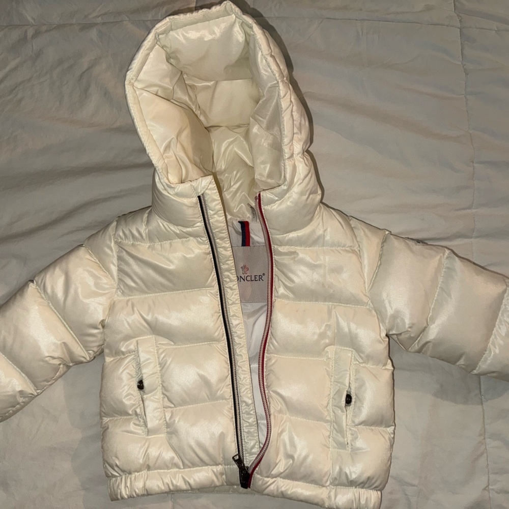 Moncler Ivory Puffer Jacket